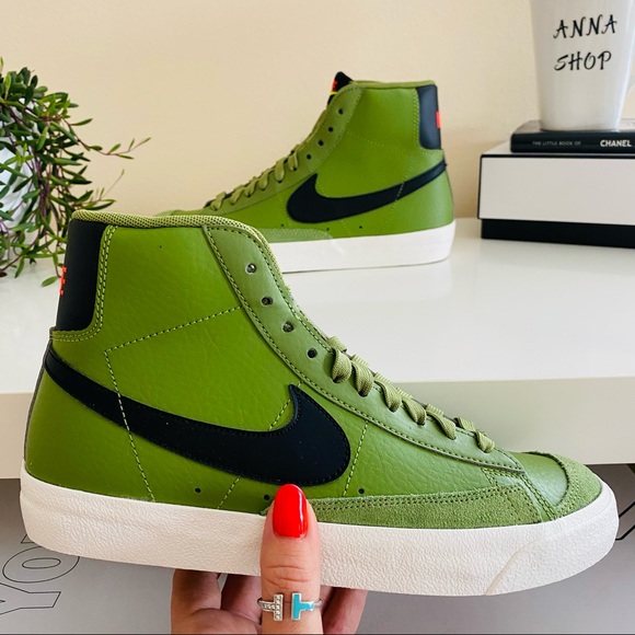 Nike Shoes - New Nike blazer mid asparagus green sneakers